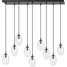 Bild für Pendelleuchte ASTRAL 9 Schwarz/Durchsichtig