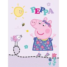 Bild für BERONAGE Kinderteppich Peppa Wutz Pig Happy Spiel-Teppich 100x133 cm