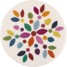 Bild für Untersetzer Topfuntersetzer Schafwolle Filz rund Cilio LANA FIORE 470611