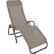 MFG Freizeitmöbel Gartenliege MFG Bäderliege "Pool 3", anthrazit/taupe, klappbar