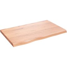 Bild für vidaXL Tischplatte Hellbraun 80x50x(2-4)