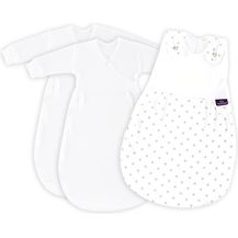 Bild für Träumeland S0101457 Babyschlafsack LIEBMICH 3 teilig Set Sternchen grau
