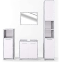 Bild für Badmöbel-Set Kiko Beton 4 Teile Vicco