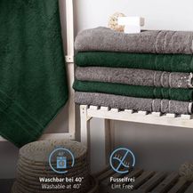 Bild für Komfortec 2er Saunatuch Set 80x200 cm aus 100% Baumwolle