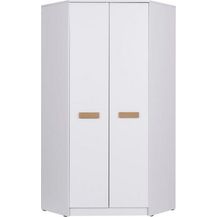 Bild für Marmex Möbel Grant 08 Eckkleiderschrank mit Kleiderstangen und Einlegeböden