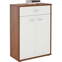 Bild für CARO-Möbel Kommode Sideboard Schrank Tommy in nussbaum/weiß