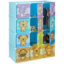 Bild für Relaxdays Steckregal blau