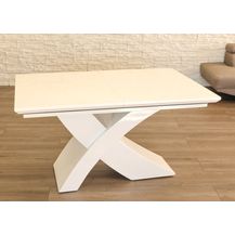 Bild für Nolana Esstisch 200-240x100 cm ausziehbar weiß