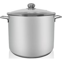 Bild für Karl Krüger 72727 Jumbotopf Edelstahl mit Glasdeckel 28 cm