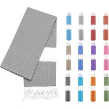 Bild für Turquoise Home Strandtuch Ecoluxe Hamamtuch 100x200cm XL Saunahandtuch