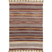 Bild für Pergamon Wollteppich Natur Teppich Kelim Kalleen