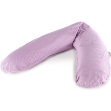 Bild für THERALINE 'Punkte Flieder' Stillkissen EPS-Mikroperle flieder