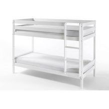 Bild für Homeline Etagenbett Kevin Etagenbett Kinderbett Weiss Hochbett Teilbar Massiv 90x200 cm