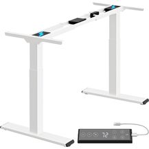 Bild für ALLDREI AS7 höhenverstellbares Tischgestell für Schreibtische, elektrisch stufenlos Höhenverstellung, mit 4 Speicher-Steuerung, 2 Motoren, 2-Fach-Teleskop (Weiß)