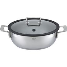 Bild für Rösle Schmorpfanne Silence Ø 28 cm mit Glasdeckel mit Antihaftversiegelung PRO