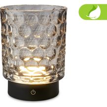 Bild für Briloner LED Akku-Tischleuchte Sunora grau 15 cm warmweiß dimmbar