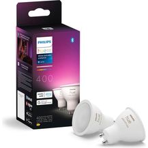 Bild für Philips Hue White & Col. Amb. GU10 Doppelpack 2x350lm.