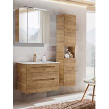 Bild für Badmöbel Set 3-teilig LUTON-56-CRAFT in Wotan Eiche Nb