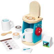 Bild für Melissa & Doug Aufbrühen und Servieren Kaffeemaschinen-Set aus Holz 