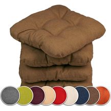 Bild für sunnypillow Stuhlkissen 4er Set Stuhlkissen 45x45 cm Bequeme 8cm