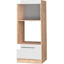 Bild für Mikrowellenschrank Fame-Line Weiß Hochglanz 60 cm offen Vicco