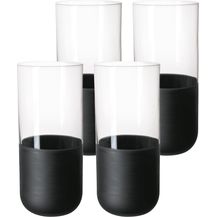 Bild für Villeroy & Boch Manufacture Rock Longdrinkbecher 4-teilig 300 ml schwarz