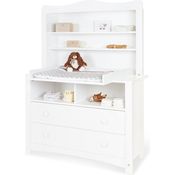 Pinolino 'Florentina' Wickelkommode extrabreit, inkl. extrabreitem Regalaufsatz