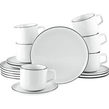 Bild für CreaTable Kaffeeservice Chef Collection Black Line, Kaffee-Service 18-tlg (18-tlg)