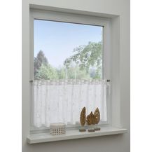 Bild für Gardinia Schlaufenpanneau mit Stickerei weiß 140 x 45 cm