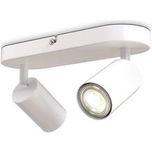 Bild für B.K.Licht LED Deckenspot LED Deckenleuchte 27cm Spots drehbar schwenkbar weiß-matt