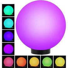 Bild für Green Blue GB167 Außensolarlampe Solarkugel Solarleuchte LED Leuchtkugel Garten Beleuchtung Verschiedene Leuchtfarben (Color, 30cm)