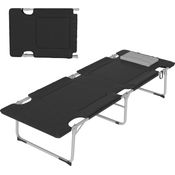 Outsunny Feldbett Campingbett mit rutschfesten Füßen