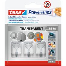 Bild für tesa Haken Powerstrips Drahthaken 3er-Set transparent