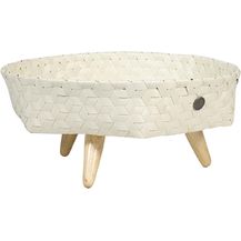 Bild für HANDED BY Korb Pflanzen Aufbewahrungsständer Dimensional ECRU WHITE Holz weiß