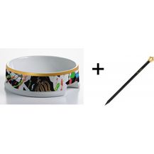 Bild für Harald Glööckler Porzellan Futternapf Art 15,5 cm + Luxus Bleistift von Casa Padrino im Kronendesign