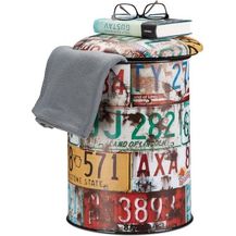 Bild für Runde Sitztonne Vintage mit Motiv 10022868_470