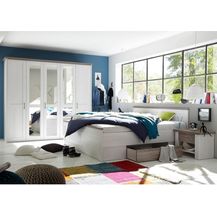 Bild für Schlafzimmer-Set >Lebbie< in Pinie Weiß
