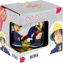 Bild für Feuerwehrmann Sam Kindergeschirr-Set Keramik Tasse Feuerwehrmann Sam 200 ml Henkel-Becher Geschenkbox