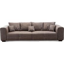 Bild für CAVADORE Big Sofa Mavericco inkl. Kissen / XXL-Couch mit tiefen Sitzflächen und modernem Design / 287 x 69 x 108 / Lederoptik braun