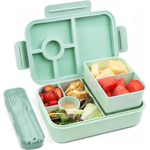 Bild für Bugucat Brotdose Kinder 5 Fächer 1300ML Lunchbox Auslaufsicher Bento Box Besteck