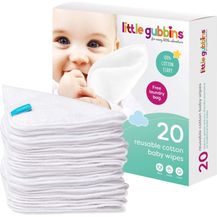 Bild für Little Gubbins 20 Baumwoll-Frottee-Baby-Tücher 