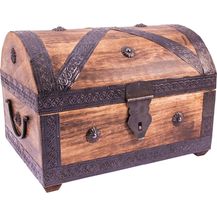 Bild für Piratentruhe Mango geflammt groß