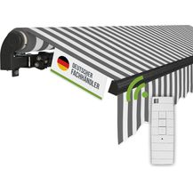 Bild für empasa Gelenkarmmarkise "START PLUS" elektrische Markise mit Fernbedienung & Handkurbel