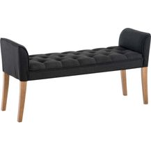 Bild für CLP Chaiselongue Cleopatra Gestell aus Kautschukholz,dunkelgrau antik-hell