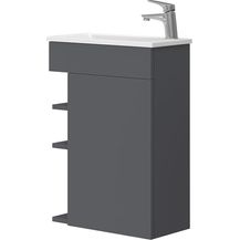 Bild für Waschbeckenunterschrank Amadeo Anthrazit 2 Teile