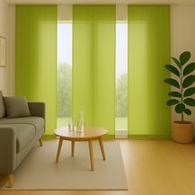 Bild für Flächenvorhang mit Klettband, Paneelwagen und Schleuderstab, ( BxL )