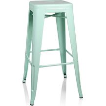 Bild für hjh OFFICE 645017 Barhocker VANTAGGIO HIGH Metall Pastellgrün matt Retro-Hocker im Industry-Design