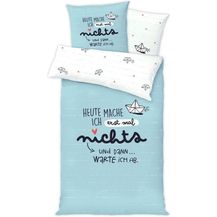 Bild für Bettwäsche Bettgarnitur Bettbezug 2-tlg 135x200cm Sheepworld Heute 46257