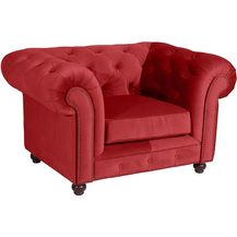 Bild für Max Winzer ORLEANS-23 Sessel Samtvelours Farbe ziegel Sitzhärte mittel B: 135cm T: 100cm H: 77cm