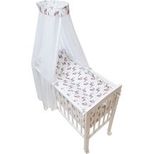 Bild für Bettwäsche Wiegenset Pariser Tierfreunde – weiche Baumwolle